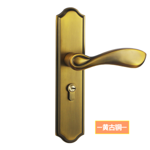 汐岩简约房锁室内卧室房间锁家用实木锁具三件套通用型