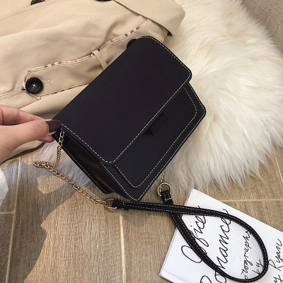 派尼美特2020新款ins简约小方包链条斜挎包单肩网红小黑包包女包