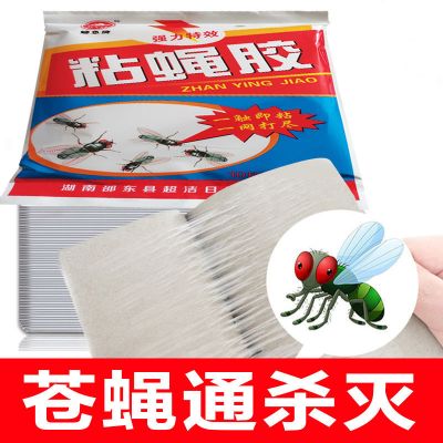 夏弗孕婴家庭适用粘苍蝇贴苍蝇粘蝇纸捕蝇灭蝇家用苍蝇纸