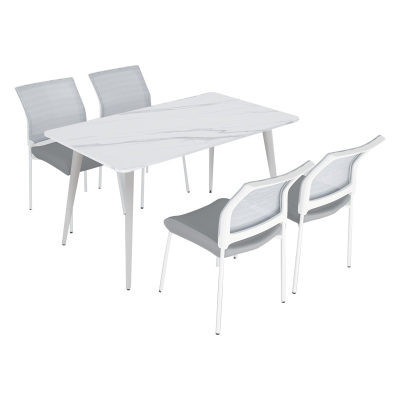 科朔 餐桌 简约现代家用餐厅桌椅 一桌四椅KS-WL300-06