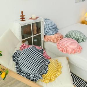 家柏饰(CORATED)风兔毛绒家用简约圆形球抱枕沙发床头靠垫飘窗装饰枕汽车靠背