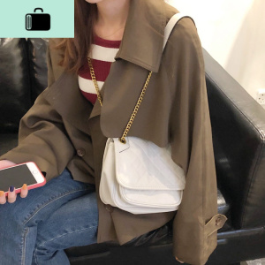 港风翻盖菱格包包女链条百搭单肩斜挎包2020新款女士包袋大容量NEW LAKE女斜挎包