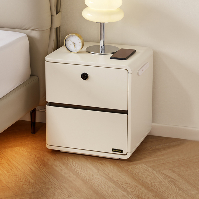 全友家居 现代简约多功能智能床头柜卧室床边置物柜收纳储物柜