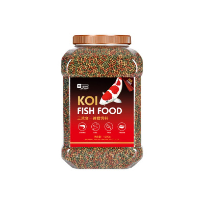 锦鲤鱼食金鱼饲料小颗粒通用型增色不浑水观赏鱼粮专用小型鱼家用