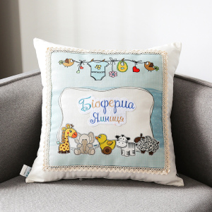 沙发抱枕靠垫儿童靠枕套4545不含芯可拆洗正方形客厅