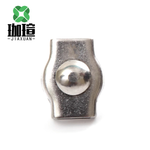 珈瑄 单夹 钢丝绳单夹刹车线卡头夹头紧固夹钢丝绳卡扣夹线卡 M8 单位:个