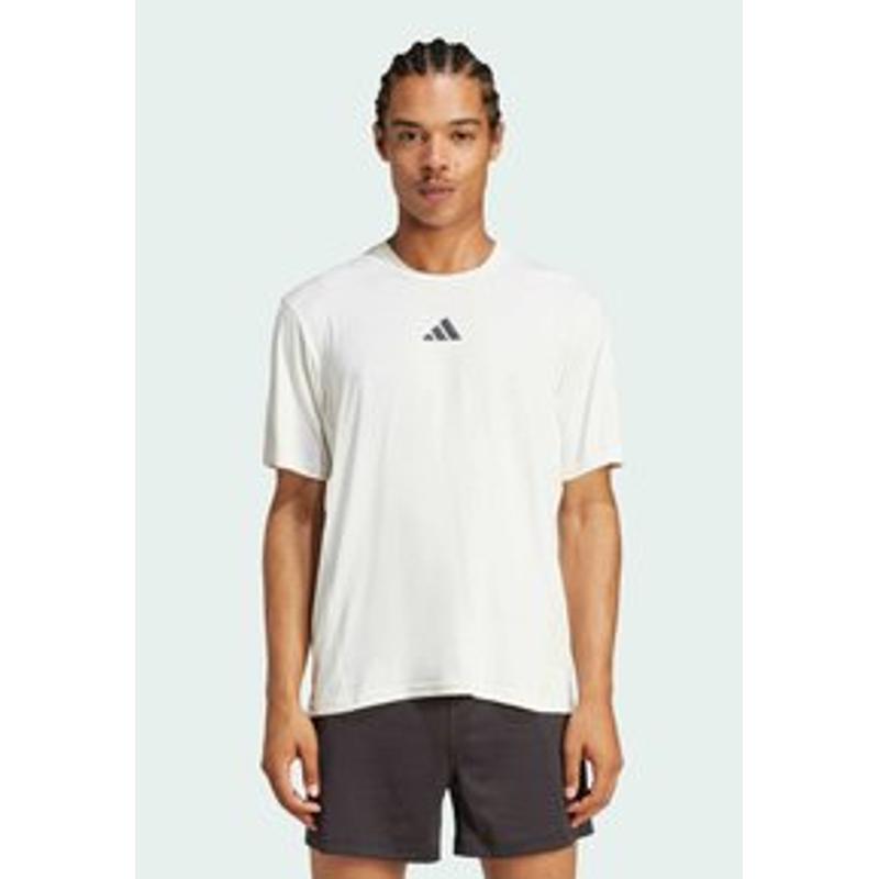 Adidas男士轻便速干运动T恤 训练专用透气舒适短袖上衣