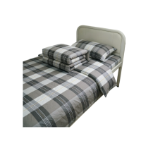 百纳千禧全棉格条三件套 BNQX-TJ009 套