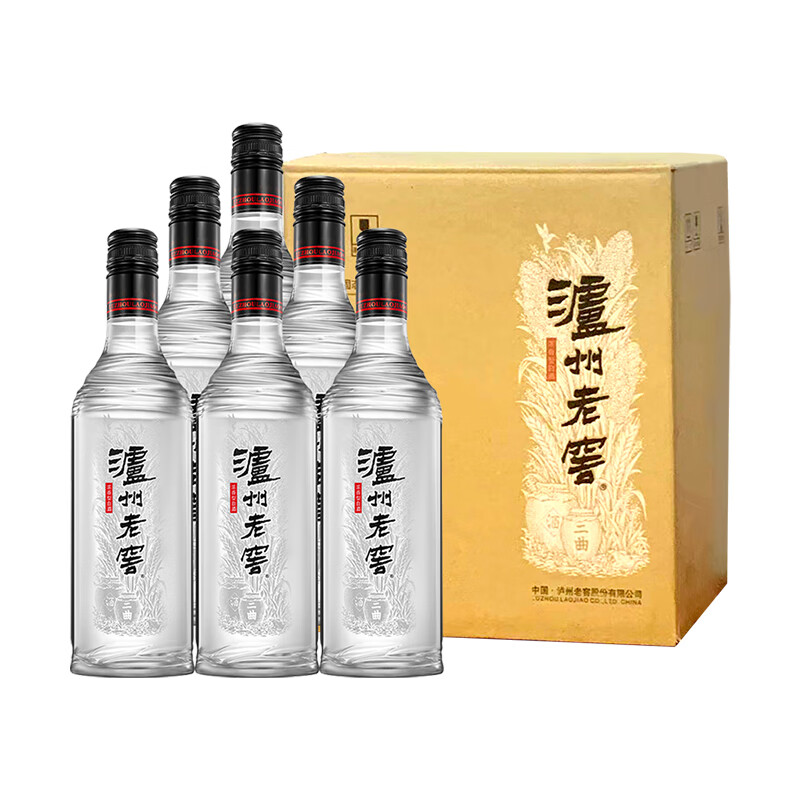 泸州老窖 黑盖 42度500ml*6 浓香型白酒 (非原箱)
