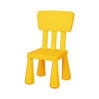 苏宁 金菲罗格 儿童椅子塑料凳子家用椅子宝宝靠背椅户外椅子 黄色