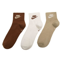 NIKE耐克袜子运动休闲舒适透气男女短袜三双装DX5074-904 C