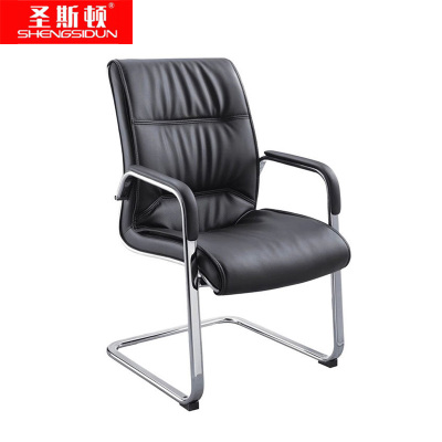 圣斯顿CH-113C黑色皮质主管椅转椅590*650*940mm黑色