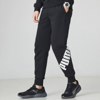 彪马(PUMA)男裤新款运动裤跑步健身训练裤舒适保暖休闲加绒长裤855577-01 ZP