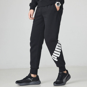 彪马(PUMA)男裤新款运动裤跑步健身训练裤舒适保暖休闲加绒长裤855577-01 ZP