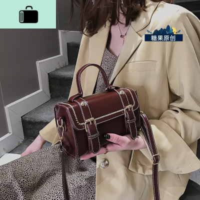 时尚百搭手提单肩小包包女2020新款潮复古休闲ins超火单肩斜挎包NEW LAKE女斜挎包