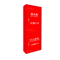 翌嘉YJ4122307 消火栓箱室外消一体箱工具箱 700*240*1800 全红款