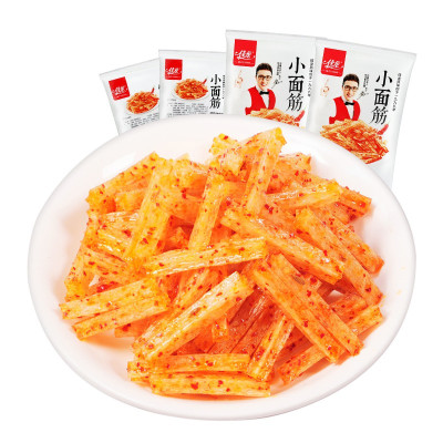 佳龙小面筋22gx40包网红辣条零食大礼包麻辣豆干儿时大刀肉8090后素肉