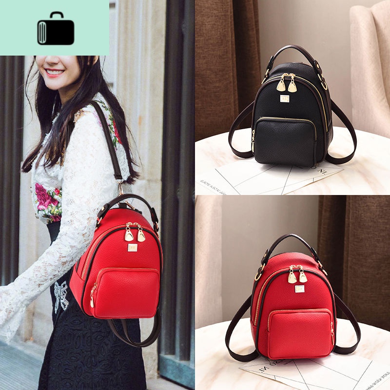 2020新款ins双肩包网红学生韩版百搭迷你小包包女可爱小背包简约NEW LAKE