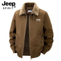 JEEP SPIRIT吉普棉衣男士秋冬季2025新款加绒加厚中年棉服外套男
