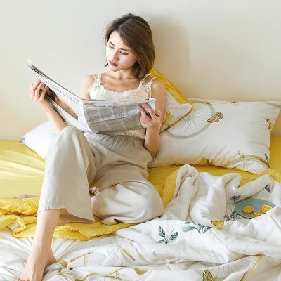 家柏饰(CORATED)空调被全棉春秋被单人宿舍学生可机洗儿童夏季薄款夏凉被子