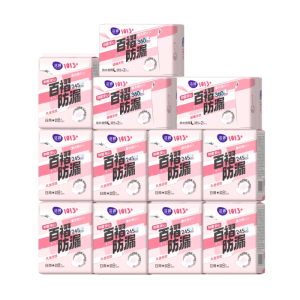 洁婷1013日夜卫生巾超薄透气棉柔学生姨妈巾旗舰正品93片(日用72片360夜21片)