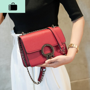 上新小包包女2020新款潮韩版百搭斜挎包迷你包单肩包链条包小方包NEW LAKE女斜挎包