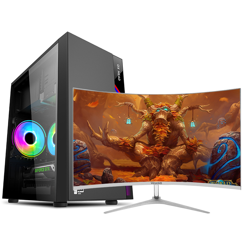 铭能 i9级八核e5-2660/游戏独显/8g内存/256g固态 500g机械盘 台式