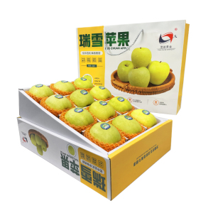 陕西洛川苹果新品种瑞雪苹果精美礼盒装15枚/12枚装新鲜苹果水果