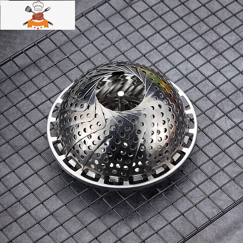 百变蒸笼多功能家用不锈钢伸缩蒸架折叠隔水蒸笼盘蒸笼架蒸屉蒸盘