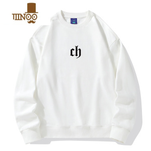 YANXU卫衣男女同款美式高街潮牌宽松加绒外套春圆领上衣服