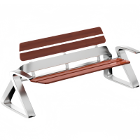 依韵珂不锈钢户外椅180*58*80cm把