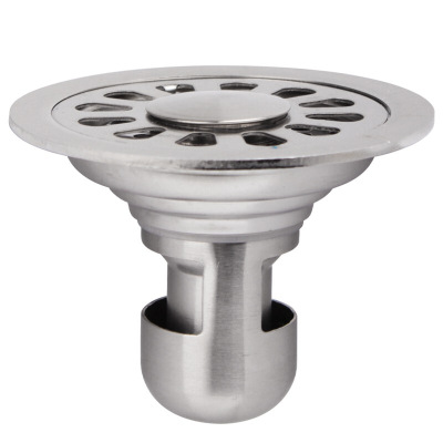 德众 洗衣机双用地漏 u型防臭不锈钢圆形 687