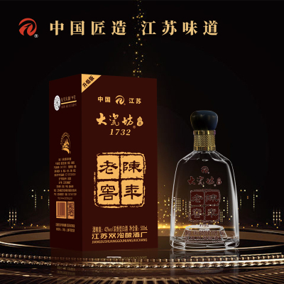 42%vol 大瓷坊酒-陈年老窖升级版 500ml*6/箱 箱装 浓香型白酒