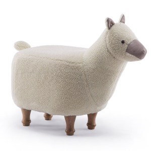 森美人动物凳子矮凳换鞋凳沙发凳羊驼换鞋凳厅储物试鞋凳收纳脚凳