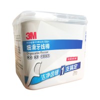 3M细滑牙线棒*1包(150支装) 牙齿牙缝护理清洁成人款