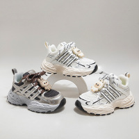 春秋新款透气儿童运动鞋休闲鞋男女童时尚透气老爹鞋运动鞋