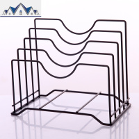 多功能铁艺菜板架多层砧板架案板收纳厨房置物架用品放锅盖的架子 三维工匠