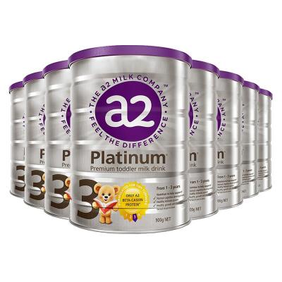 8罐装|澳洲a2 白金版婴幼儿配方奶粉3段 900克/罐(1-3岁)新西兰原装进口
